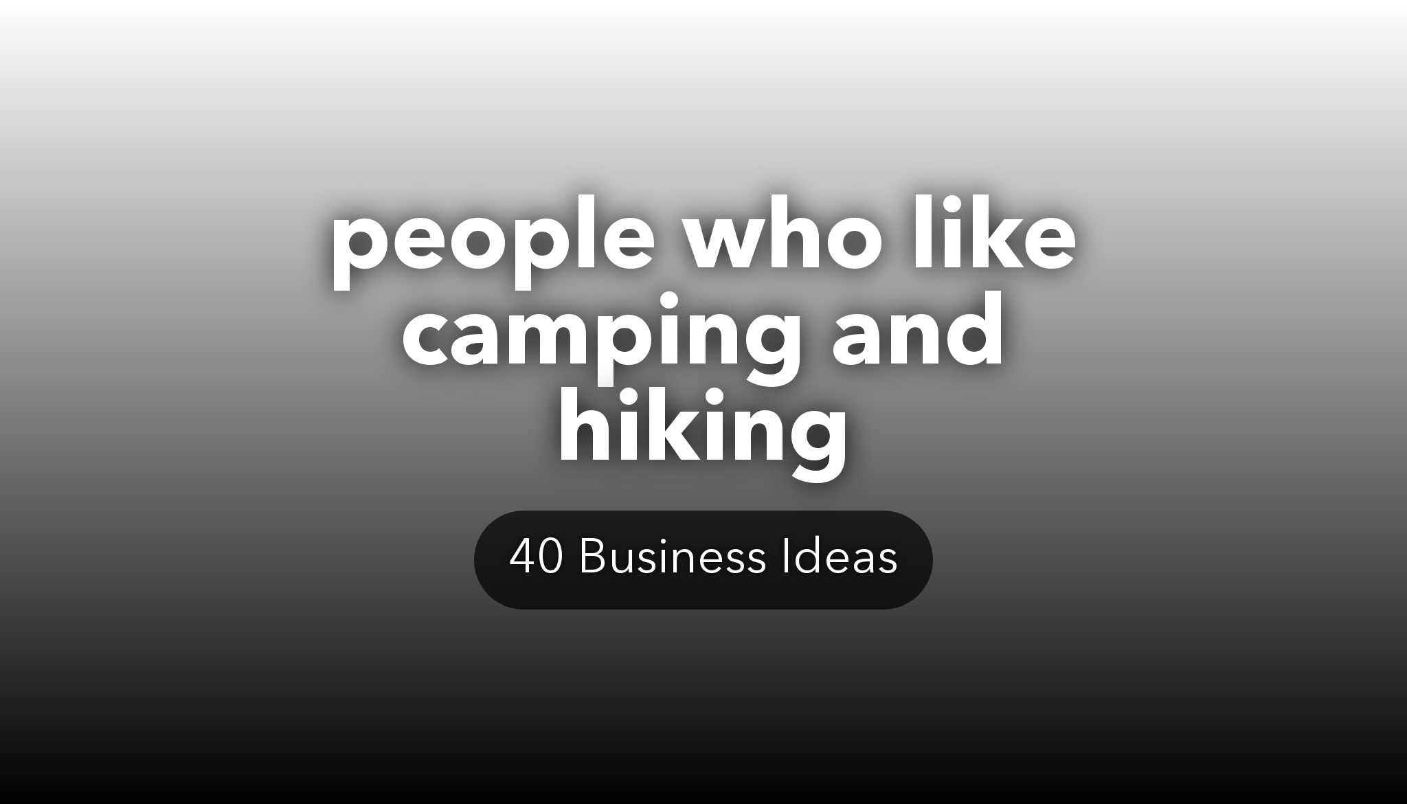 40 Camping Business Ideas nichesss